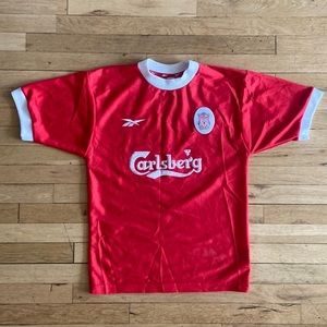 Vtg Reebok Liverpool Jersey Carlsberg Made In‎ UK